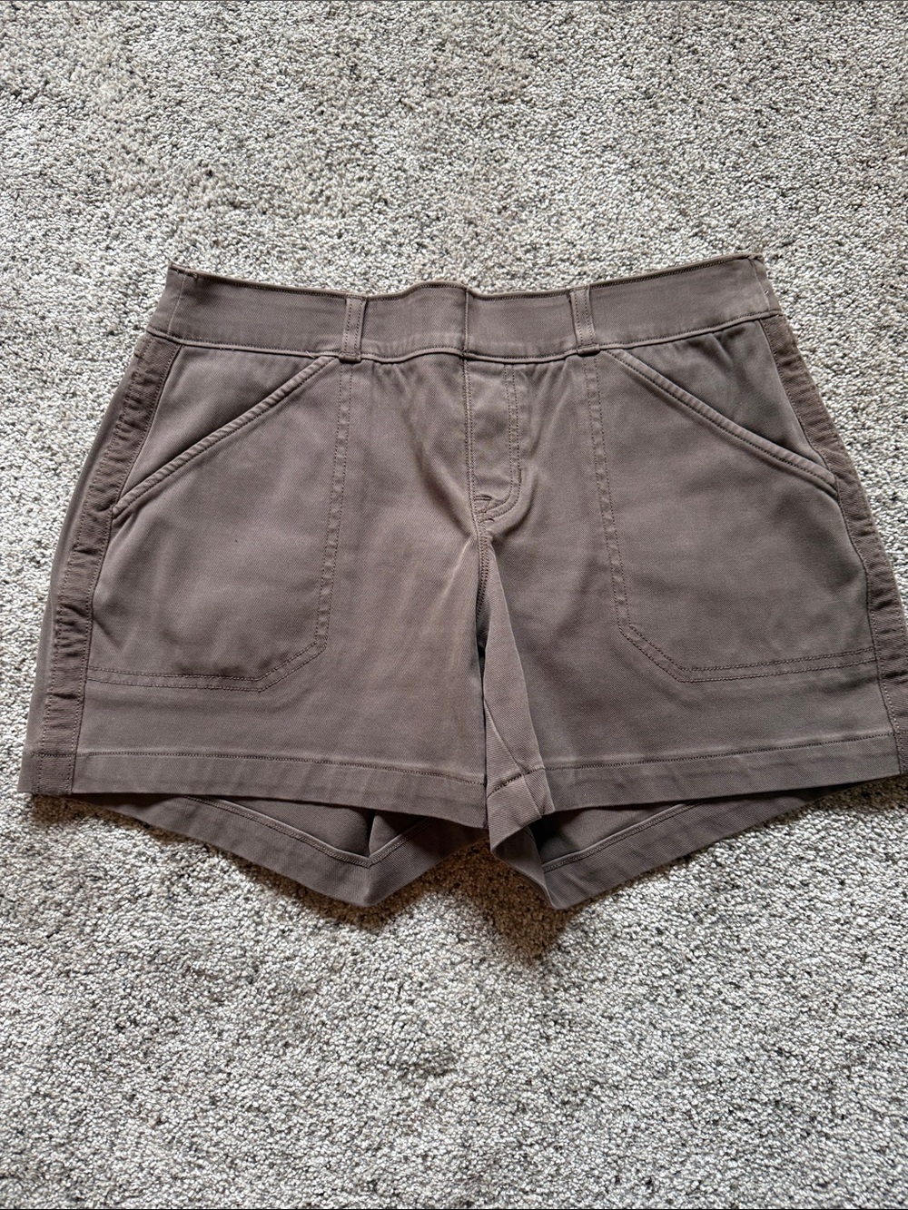 SPANX Brown Pull-On Bermuda Shorts